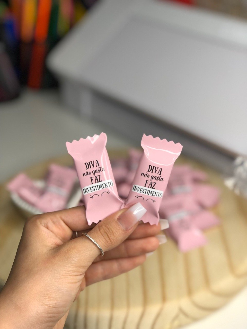 Balas Personalizadas para Chá de Bebê