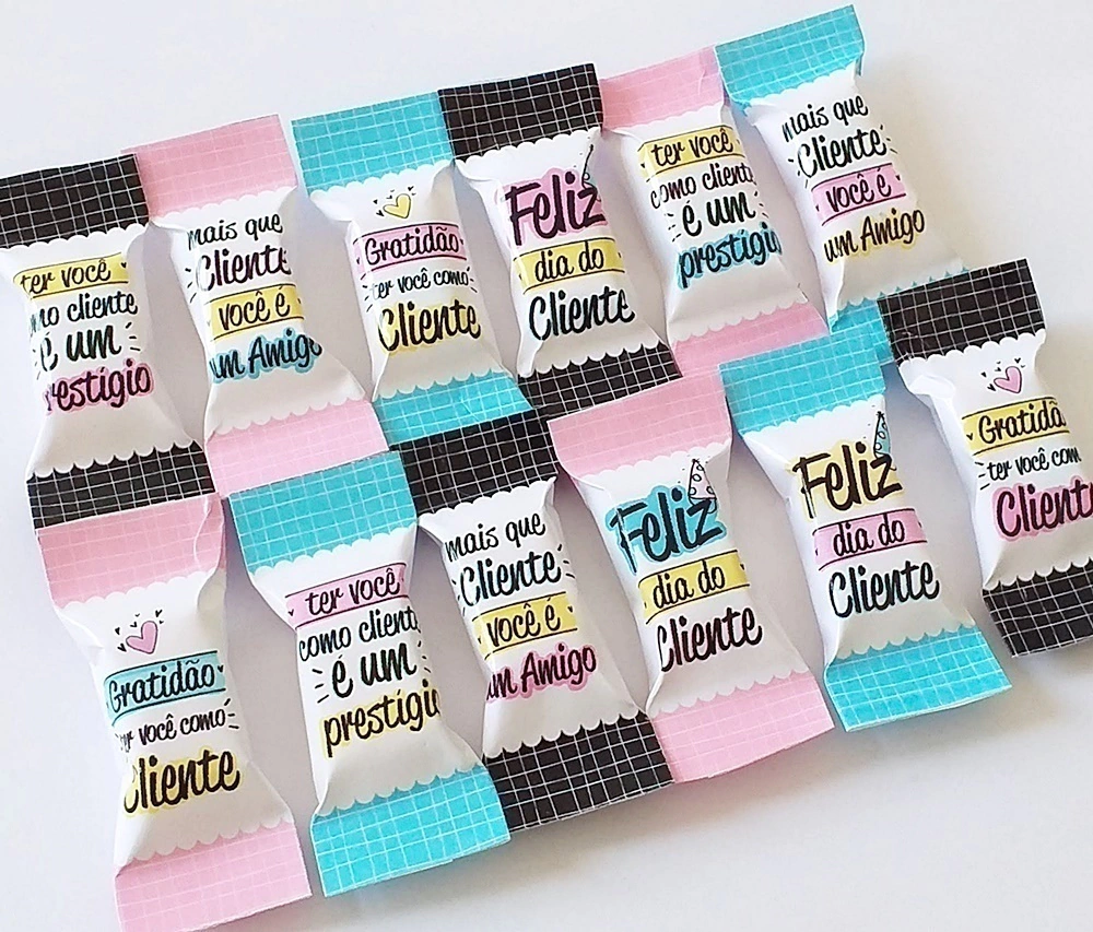 Balas Personalizadas com Frases