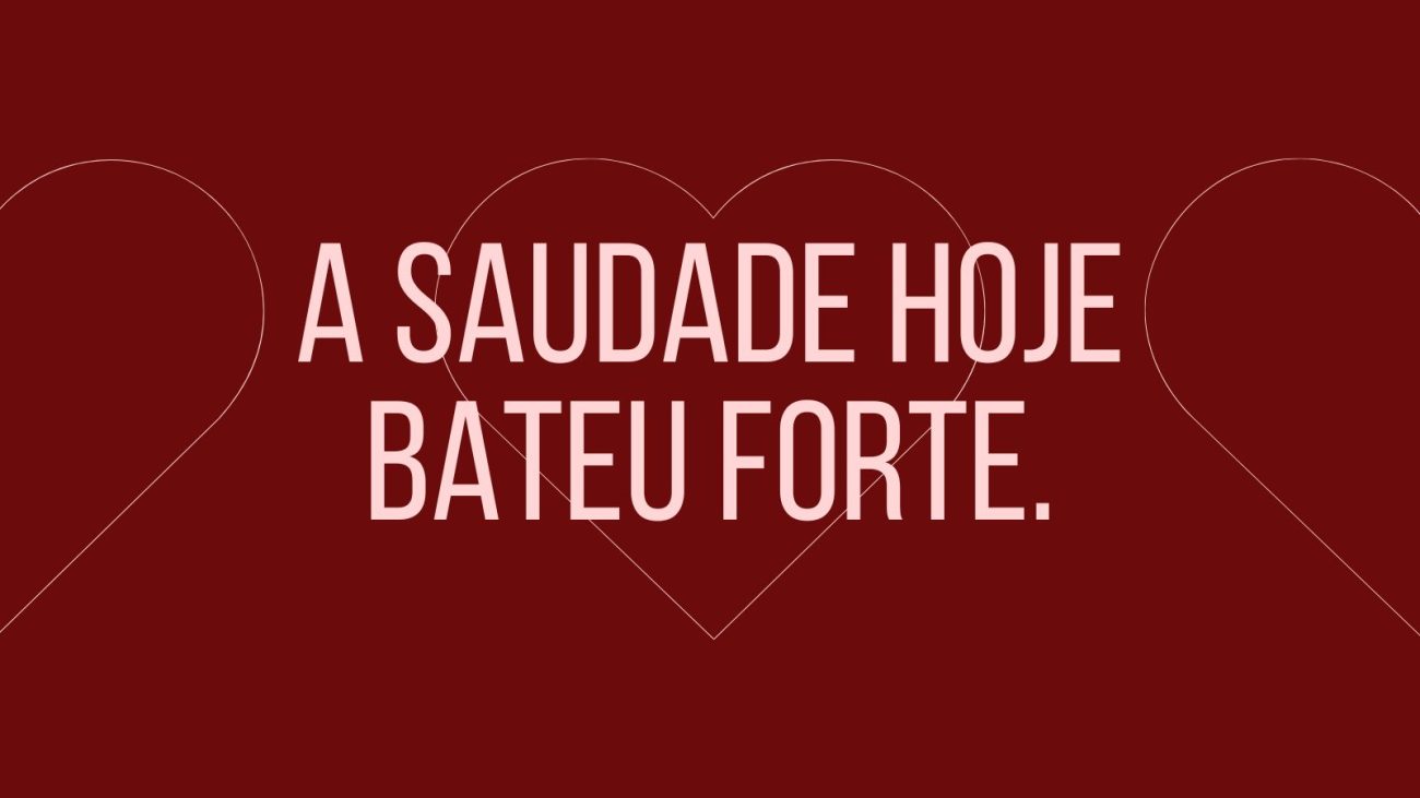 Bateu Uma Saudade De Vc