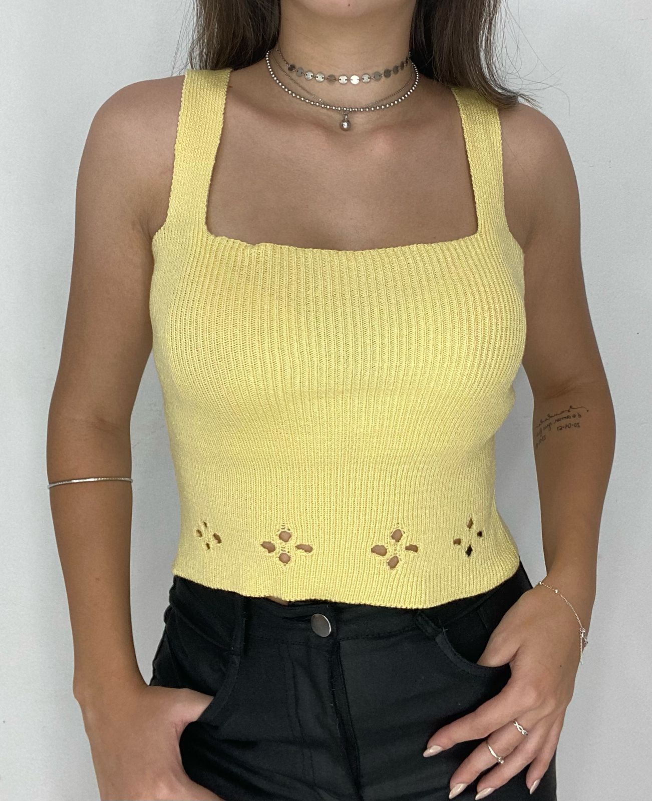 tricot vazado verão