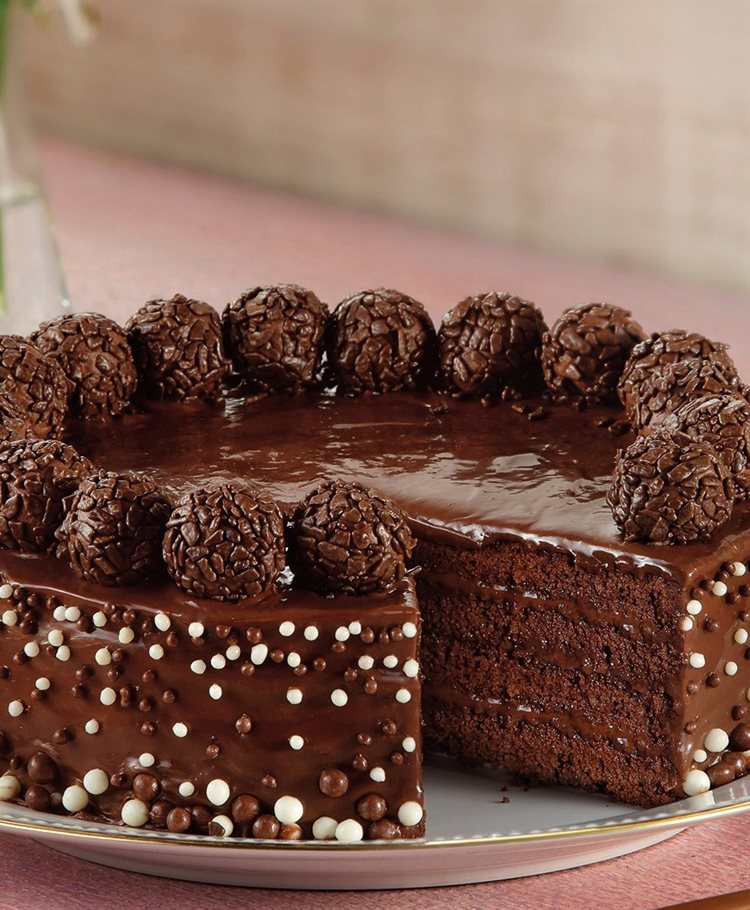 bolo de chocolate cremoso