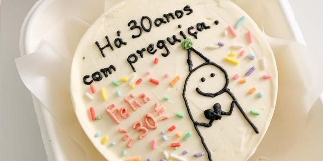 bolo flork aniversário