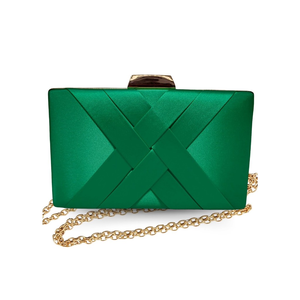 clutch verde para casamento