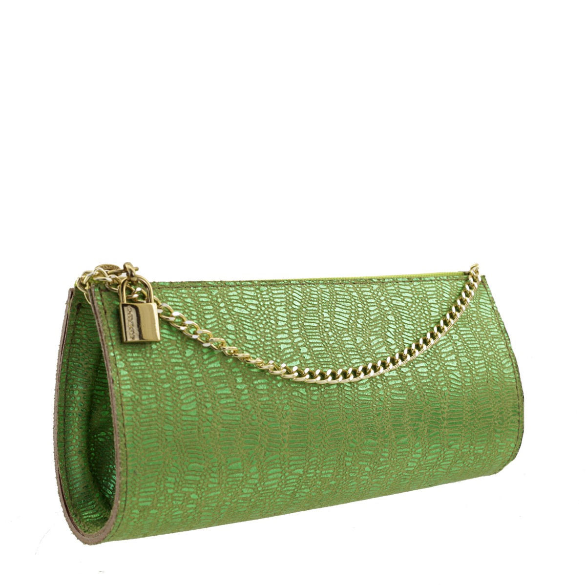 bolsa de ombro verde festa