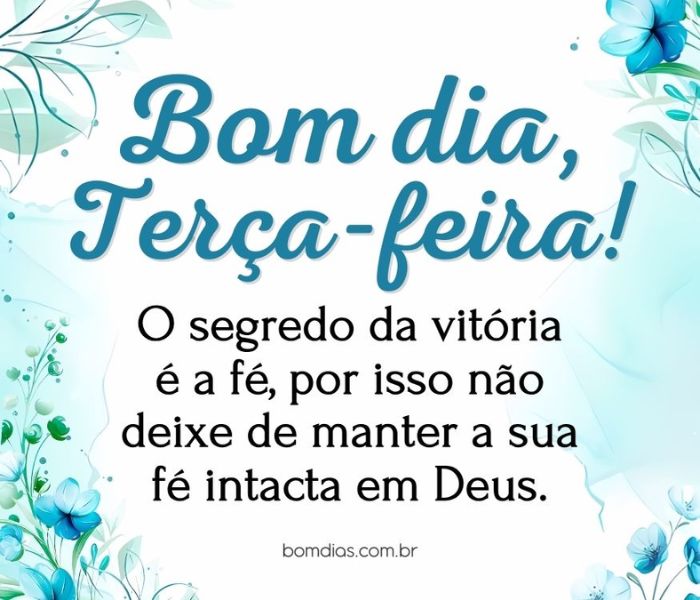 bom dia terça abençoada