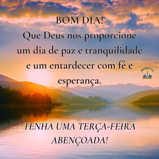 mensagens de terça feira abençoada