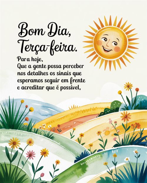 bom dia com fé para terça