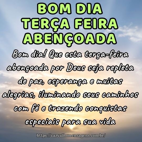 bom dia abençoado para redes sociais