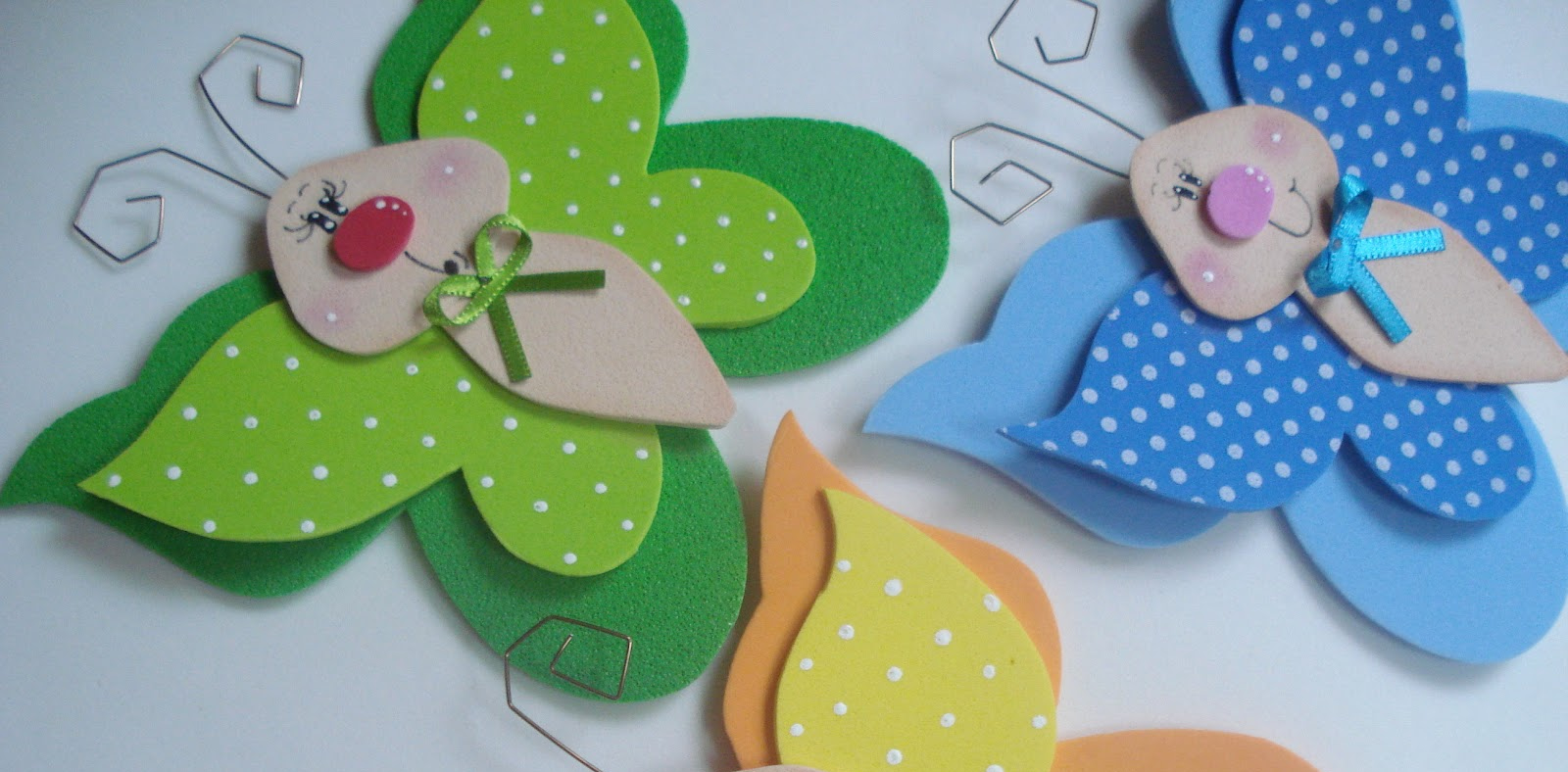 molde de borboleta eva grande para painel