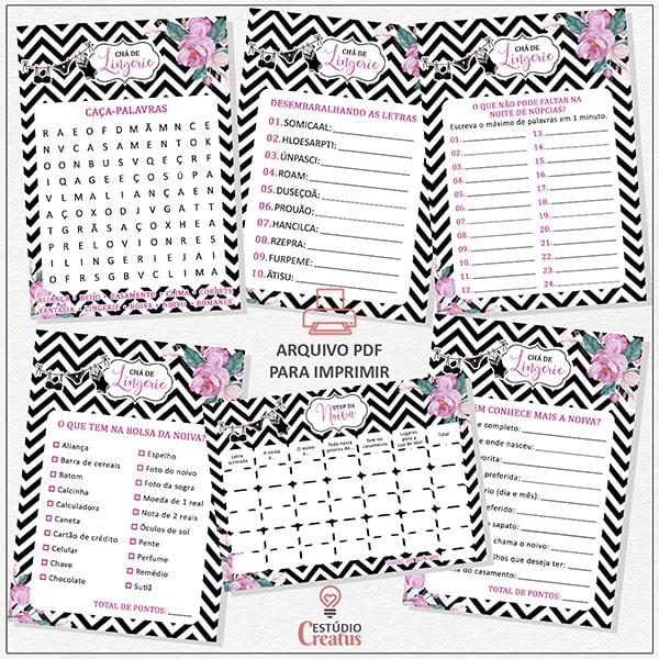 Brincadeira Para Cha De Lingerie