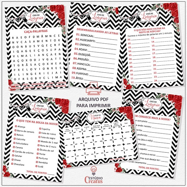 Brincadeira Para Cha De Lingerie