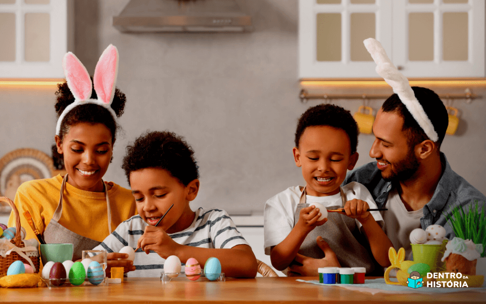 brincadeiras de páscoa para família
