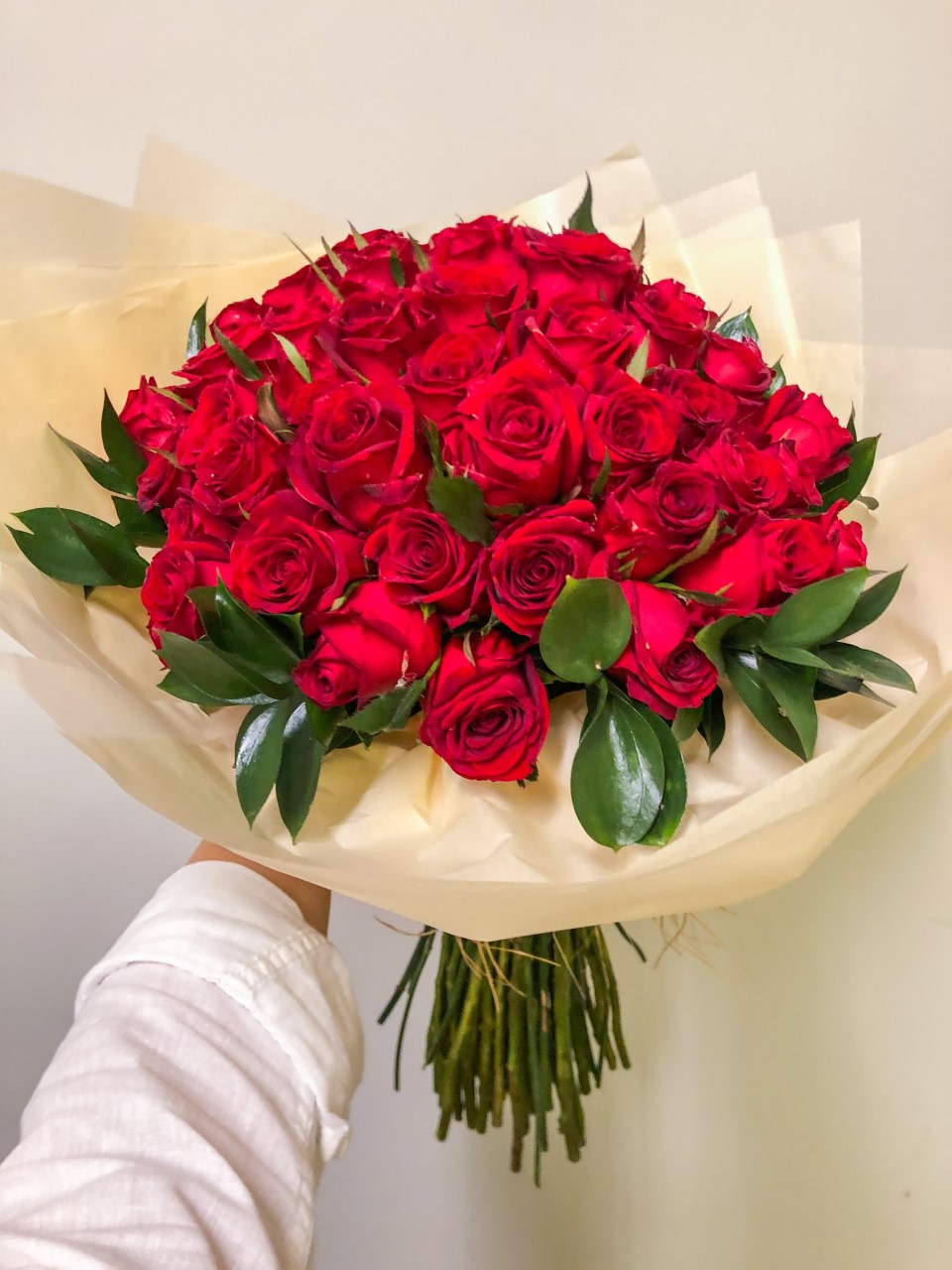buquê vermelho para expressar amor