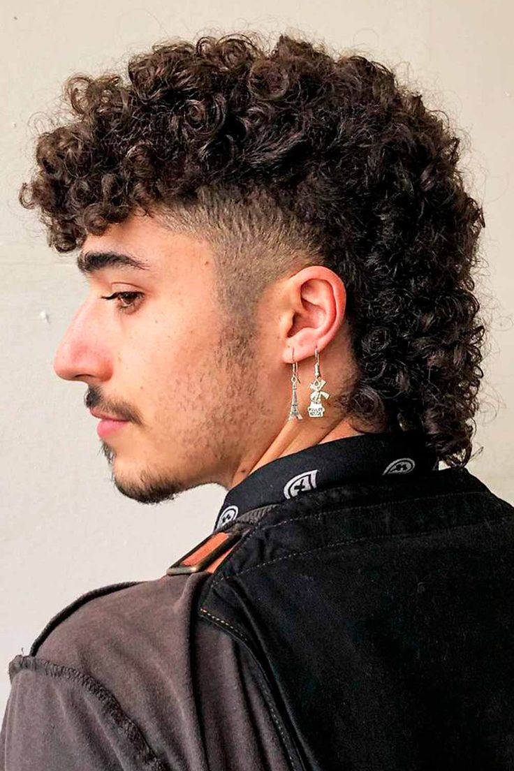 corte degradê cabelo cacheado masculino