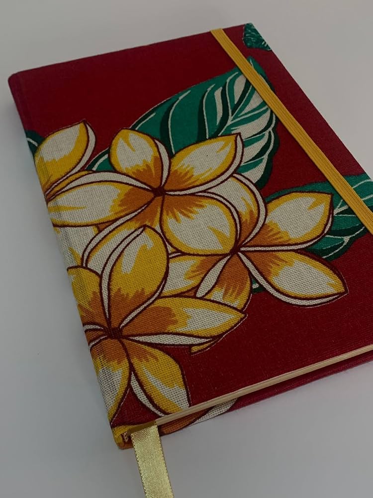 Caderno artesanal bordado