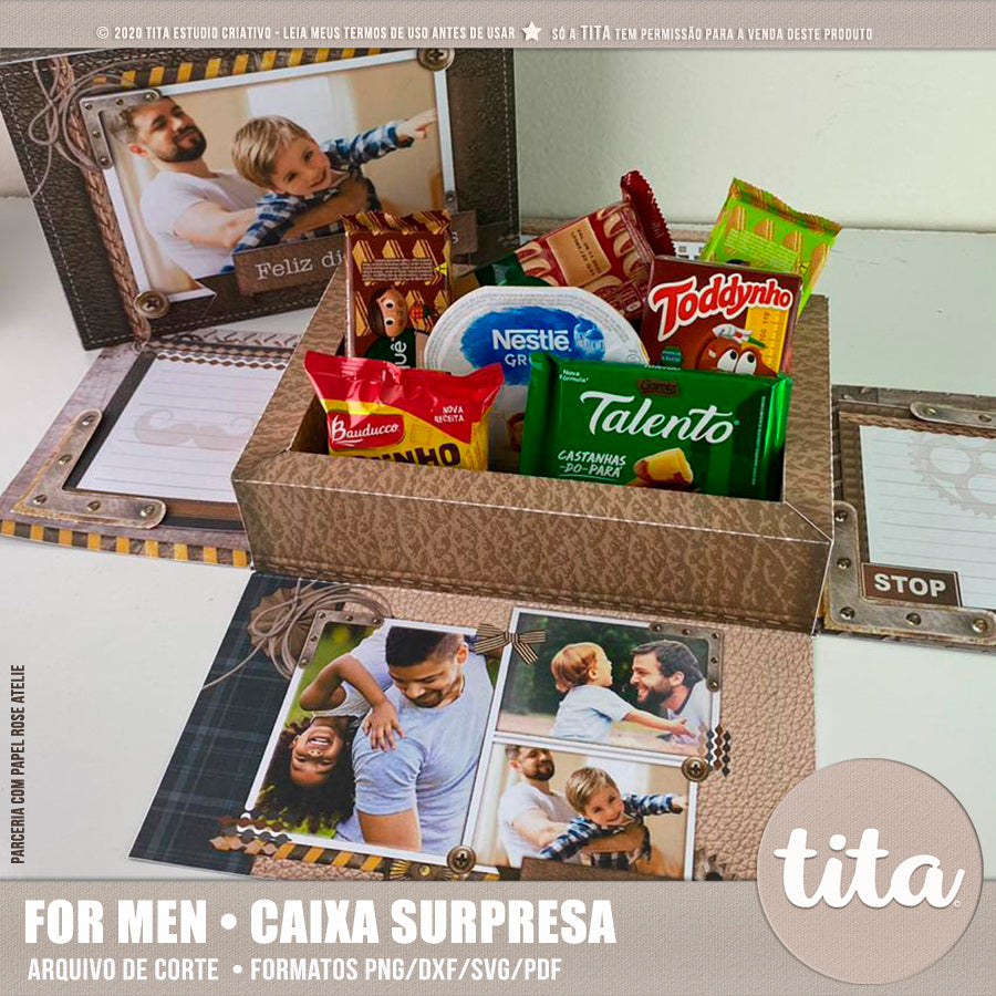 caixa surpresa de café da manhã