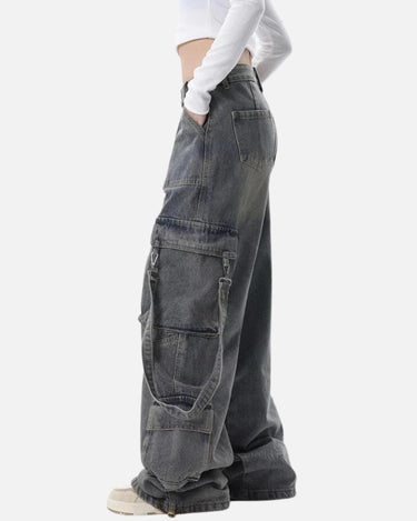 preço médio de calça cargo feminina cinza de qualidade