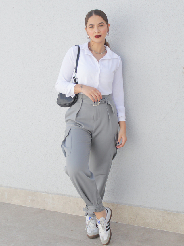 calça cargo feminina cinza vs. calça jogger feminina cinza qual a melhor escolha