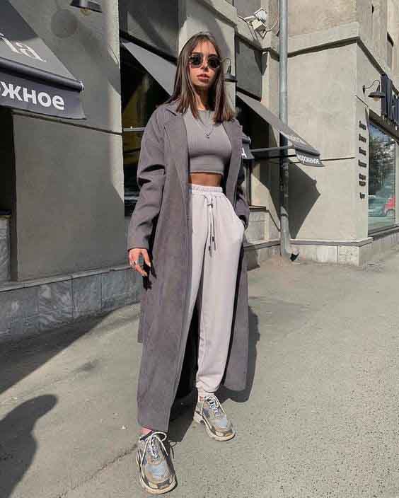 Calça de moletom larga Jogger