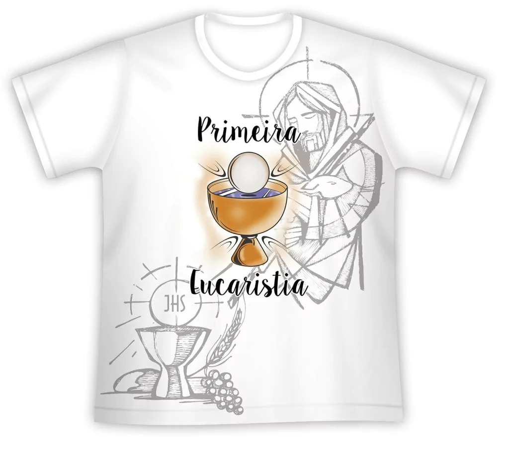 camiseta primeira eucaristia infantil menino