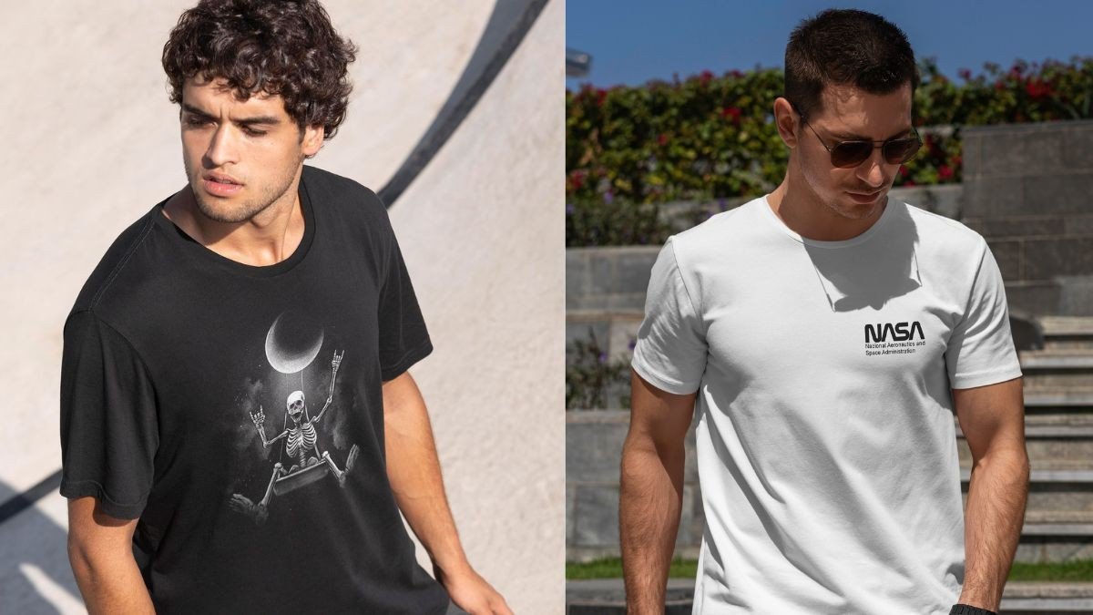 camisetas com estampas de arte