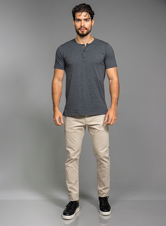 calça cargo caqui