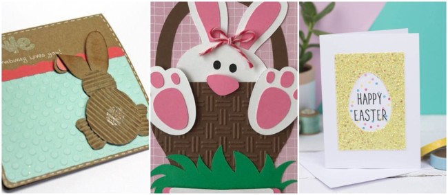 cartões de páscoa feitos à mão