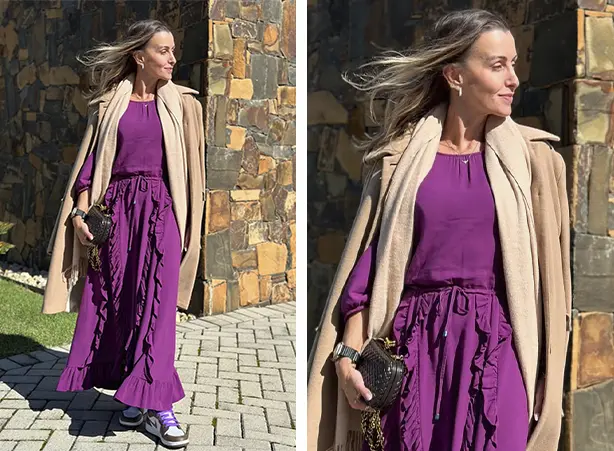 o que usar com vestido de festa no frio