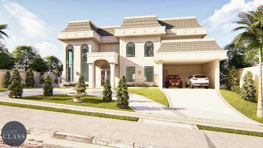 casas com boiseries e molduras simplificadas