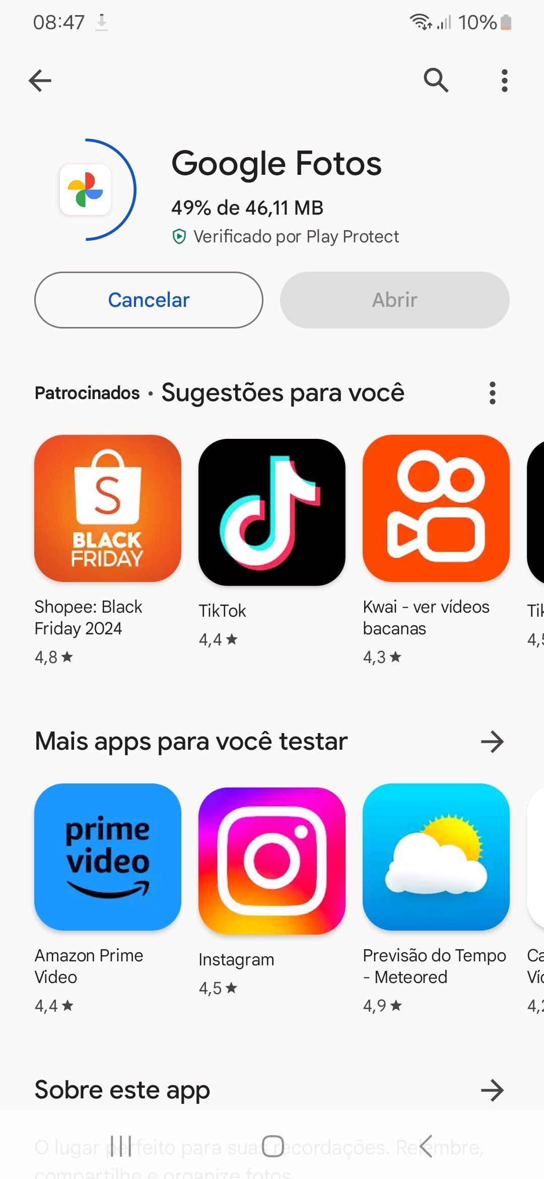 Como liberar espaço no celular para baixar apps