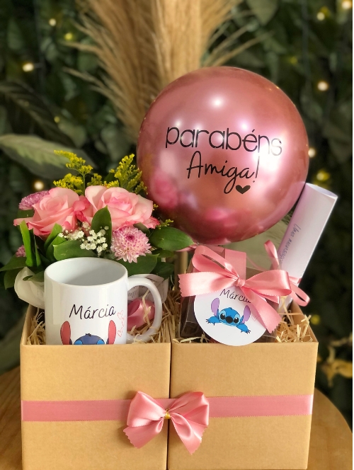 cesta de presente para amiga