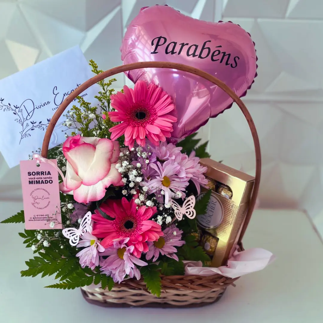 quanto custa uma cesta de presente para amiga
