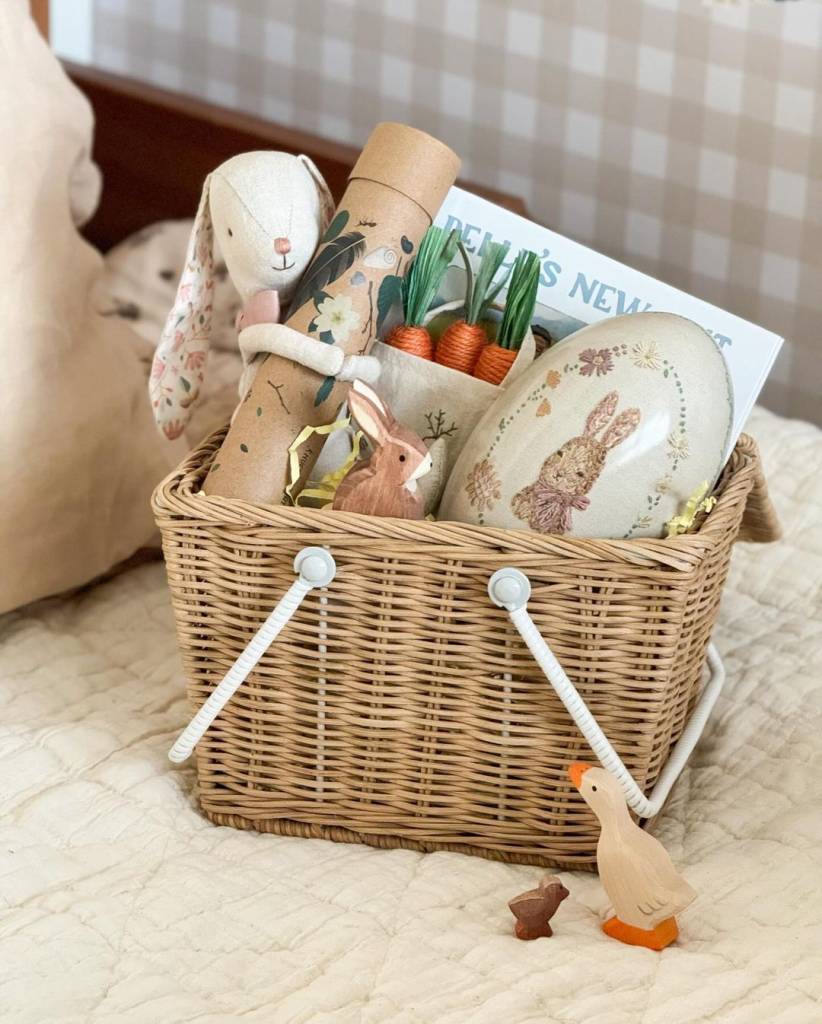 Tendências de decoração para cestas de Páscoa