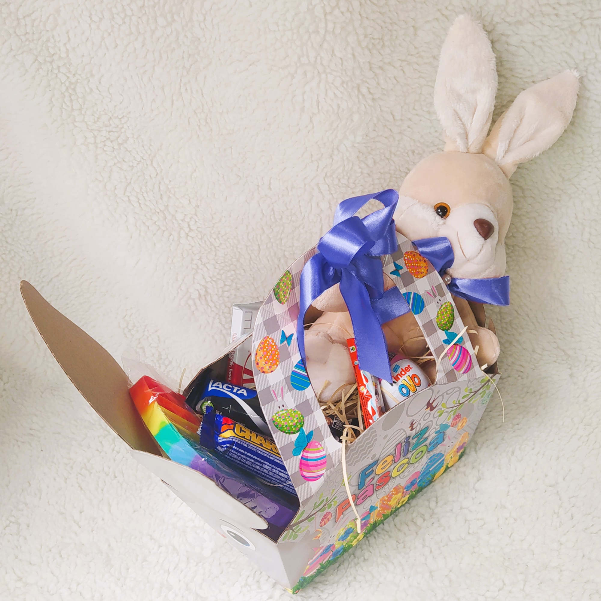 cestas de páscoa temáticas para crianças