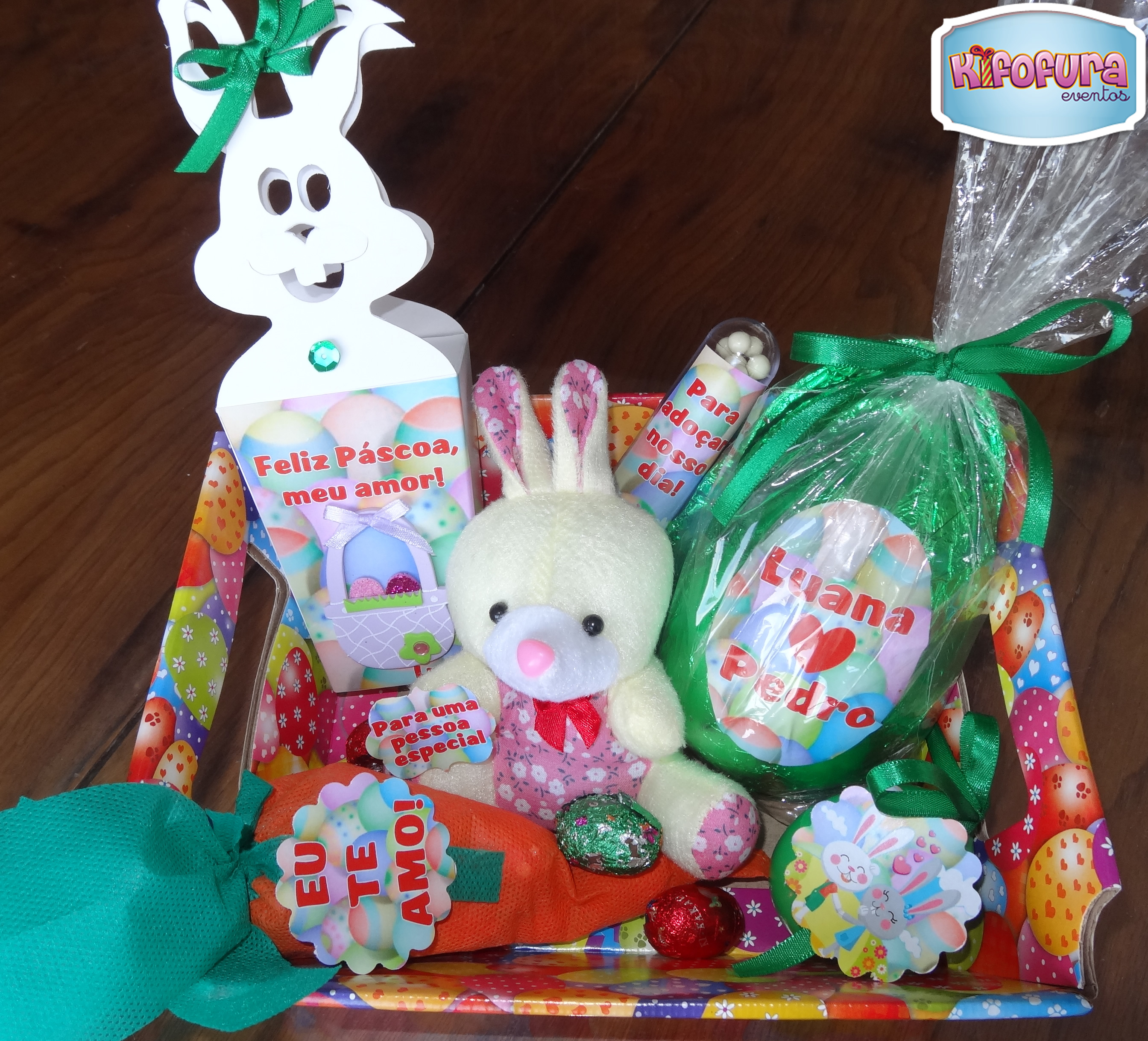 cestas de páscoa temáticas para crianças
