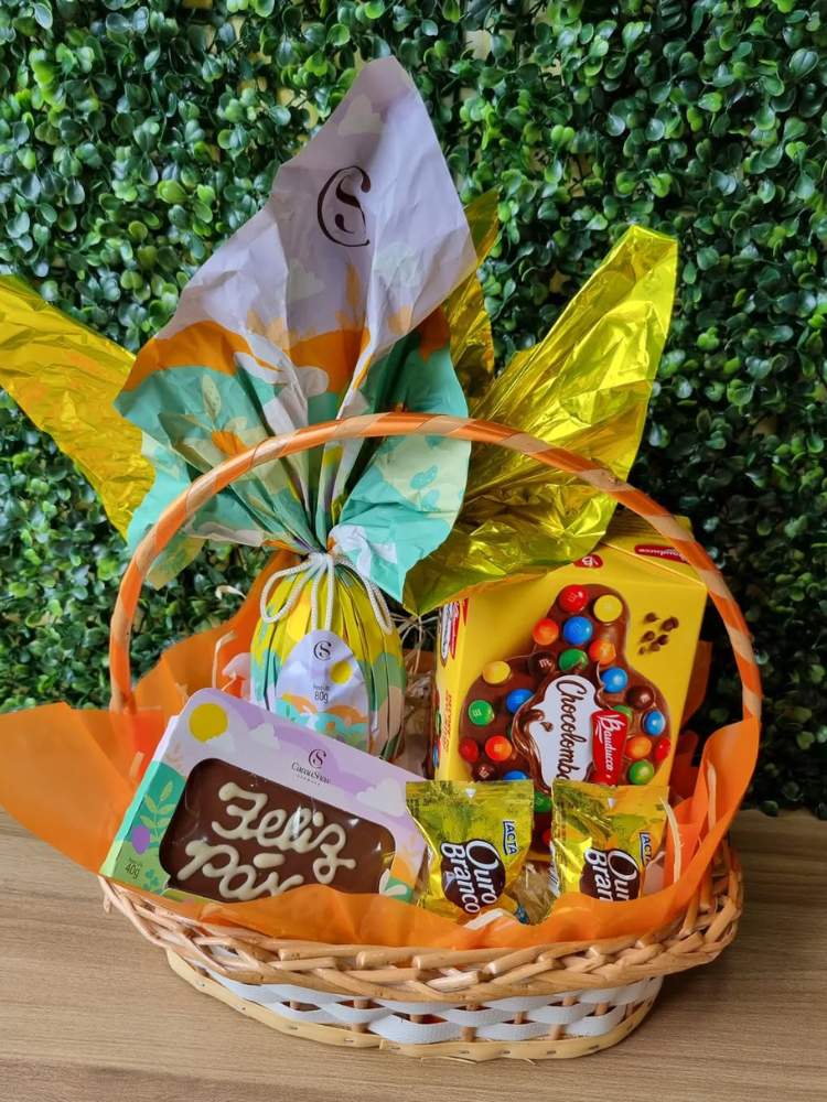 cestas de páscoa temáticas para crianças