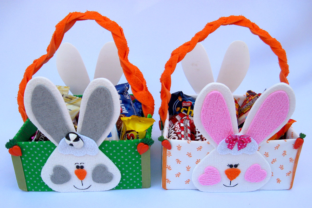 Modelos de Cestinhas de Páscoa de EVA: Do Clássico ao Temático Cristão