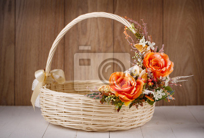 Inspirações de Decoração Rústica para Cestas de Páscoa de Vime