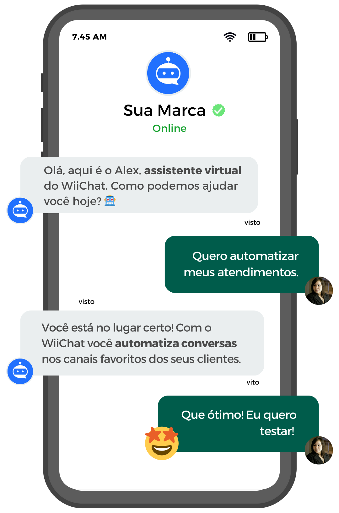 automação de vendas com chatbots