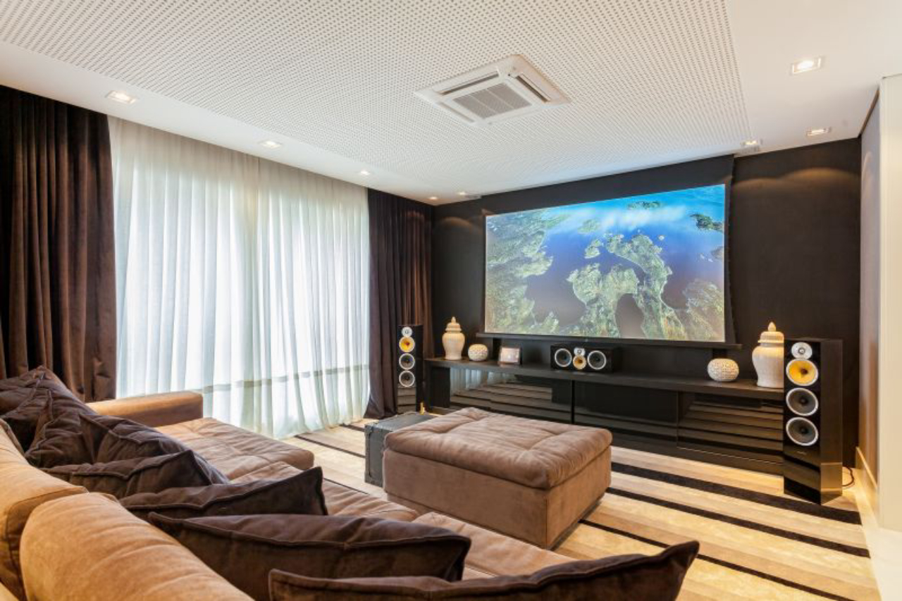 ideias de decoração cinema em casa simples