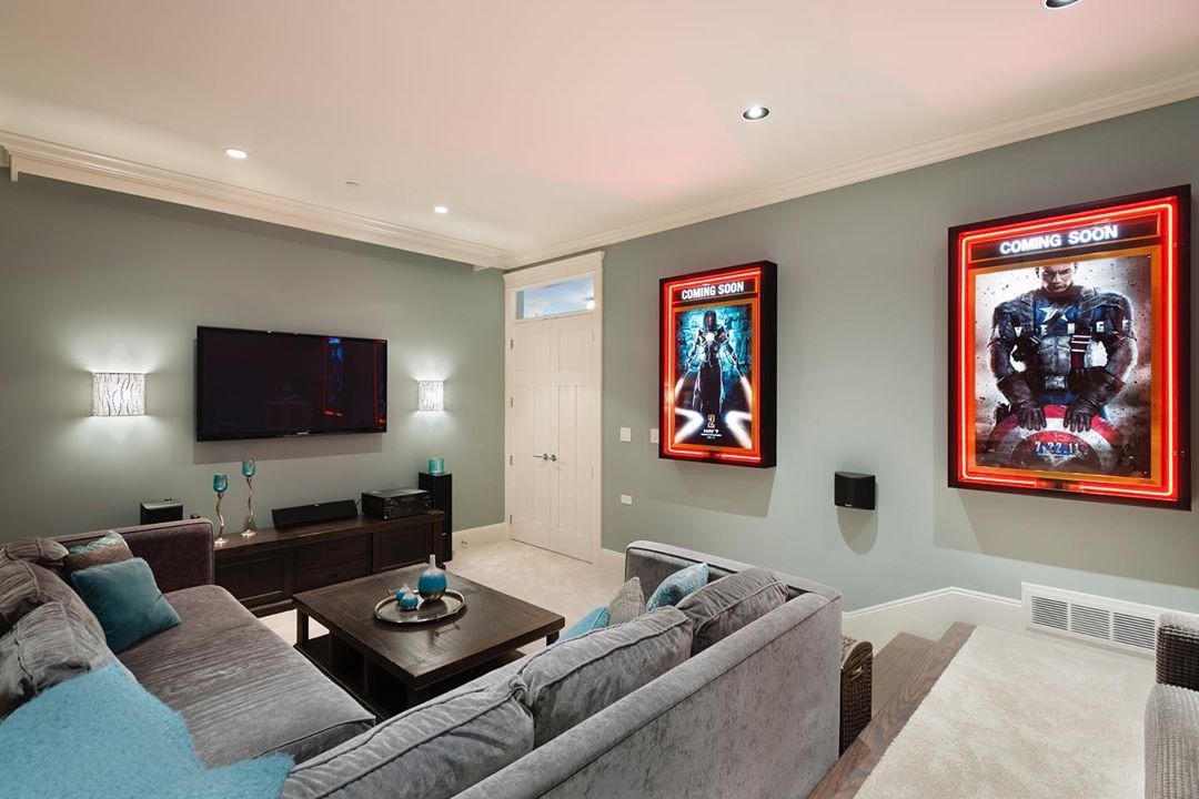 ideias de decoração cinema em casa simples