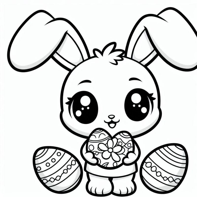 Como usar glitter em desenhos de Páscoa