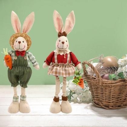 Decoração de Páscoa DIY: criando um ambiente mágico com coelhos grandes