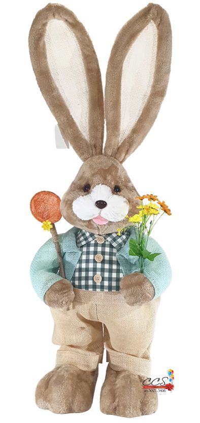 coelho de páscoa gigante para decoração