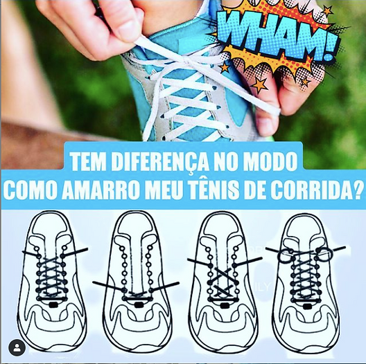 como amarrar o cadarço do tênis de corrida para não soltar