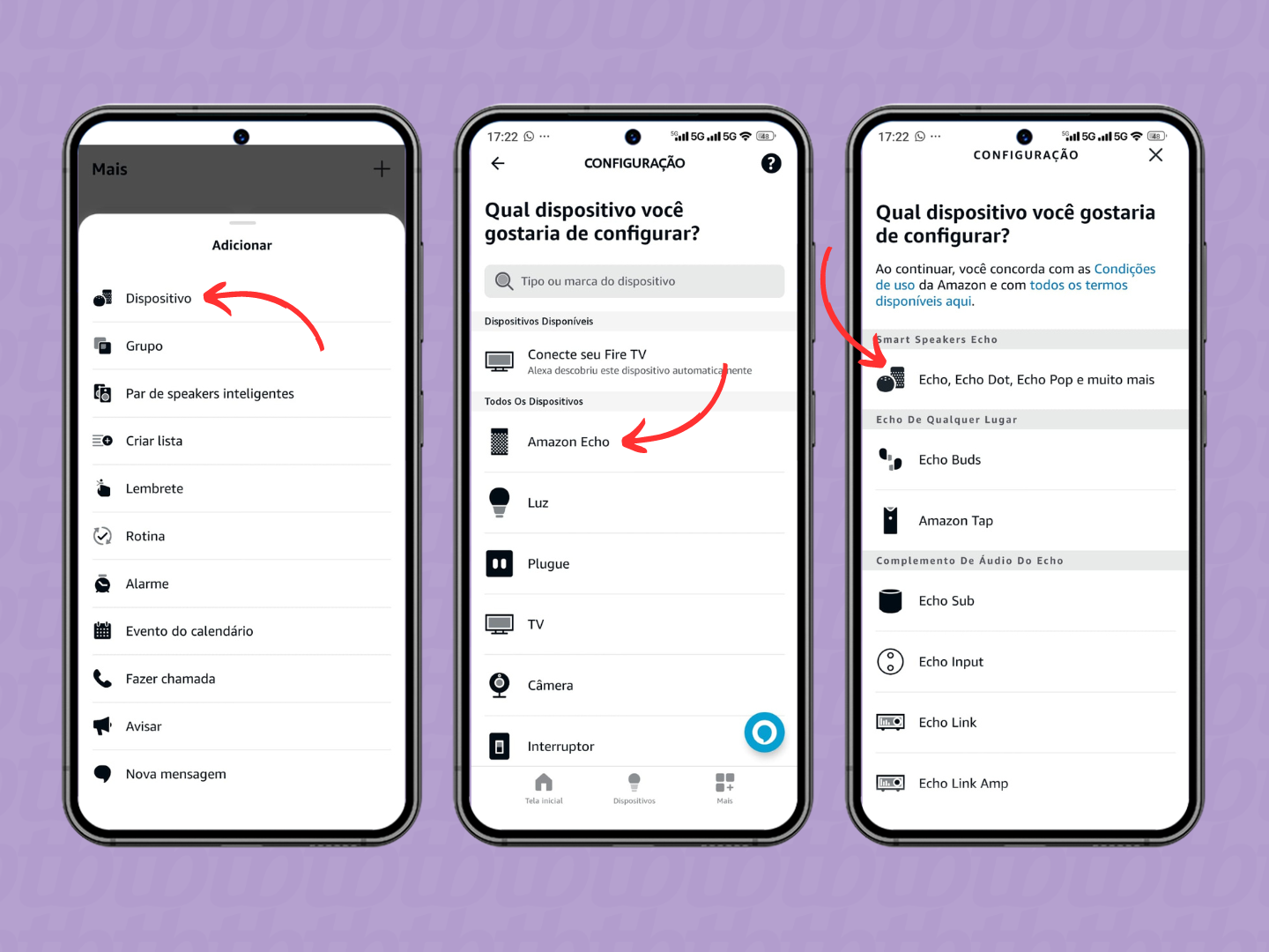 como configurar alexa echo dot primeira vez