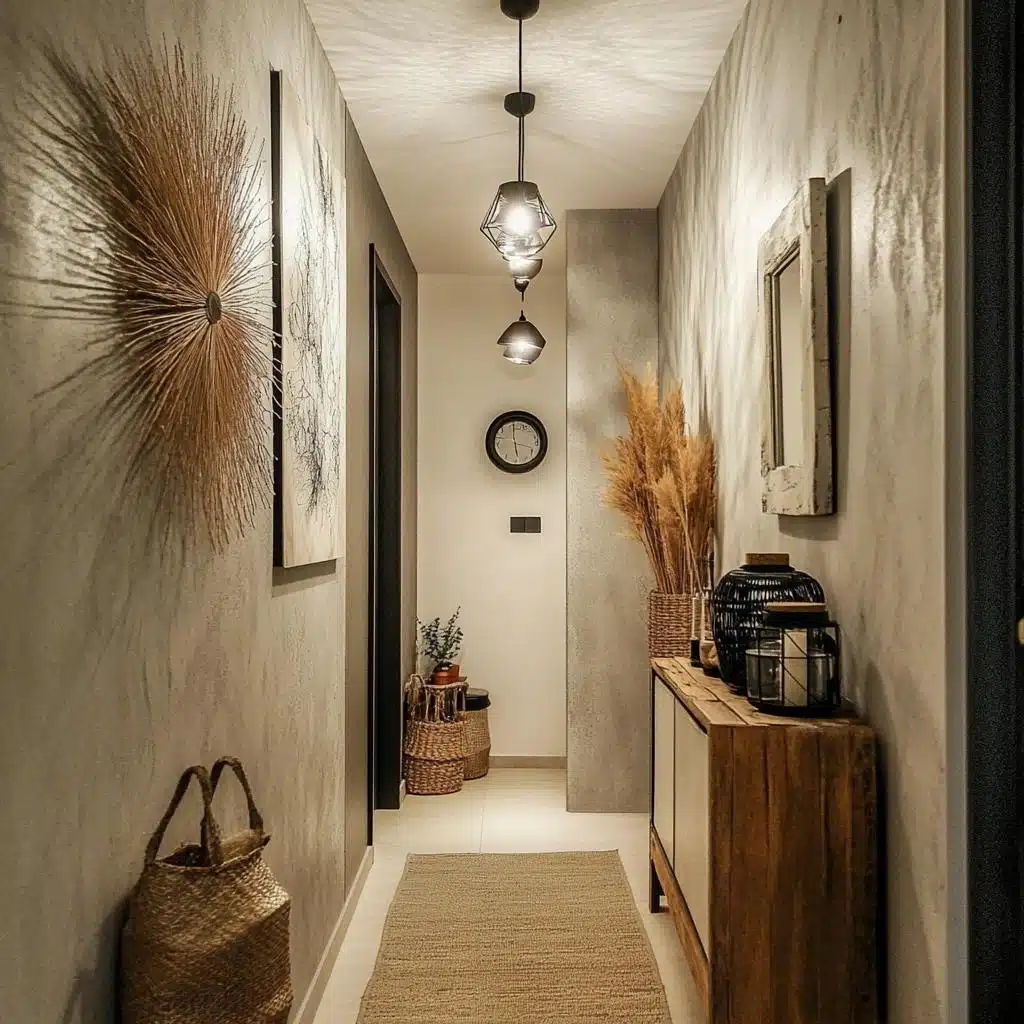 corredor estreito vs corredor largo qual decorar