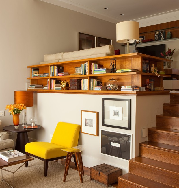 como decorar estante de livros de forma harmônica