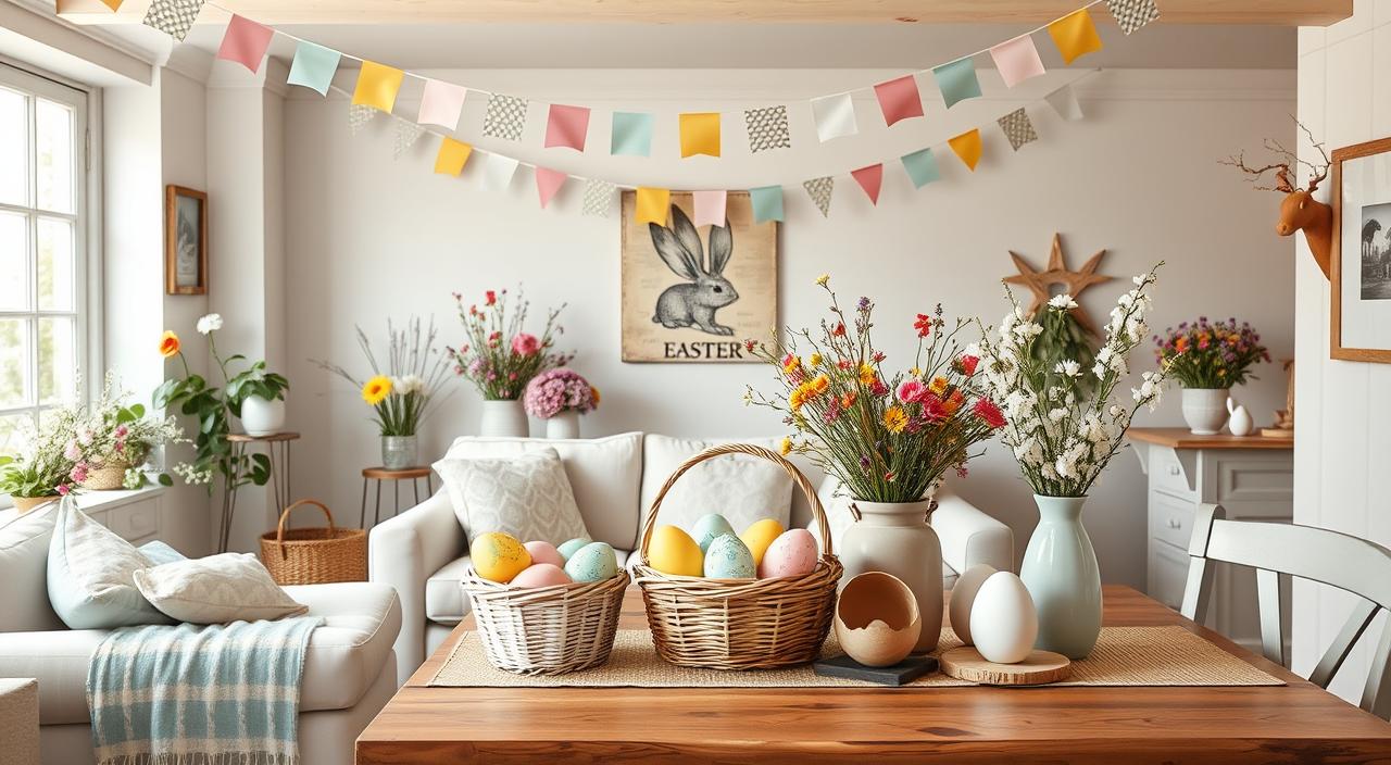 Decoração de Páscoa barata e criativa