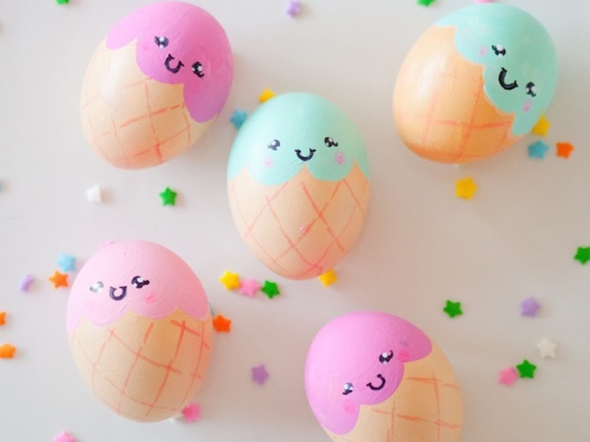 como decorar ovos de galinha para páscoa